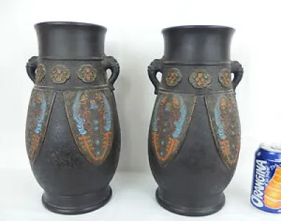 Paire de vases japonais - japanese
