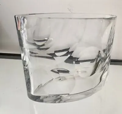 Vase cristal Space Âge - oval