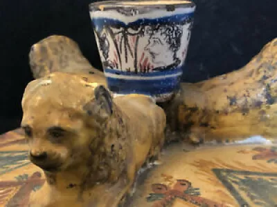 Céramique Ancienne Epoque - lions