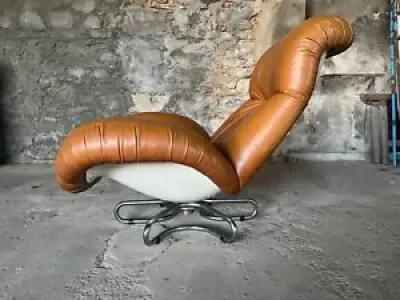 POLTRONA LOUNGE GIREVOLE - armchair