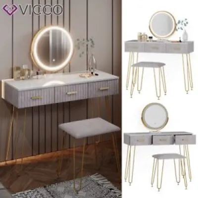 Coiffeuse Table de maquillage - led