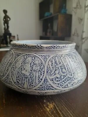Rare vase bassin orientaliste