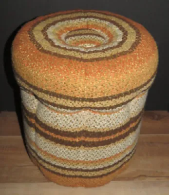 VTG 1960s Orange Brown - stool