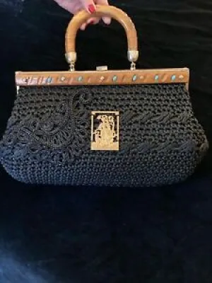 Sac à main vintage crochet - bag