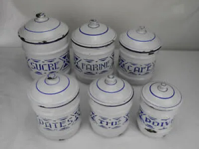 Anciens pots épices - jars