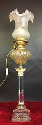 LAMP HUILE. COLONNE CLASSIQUE.