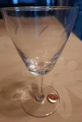 12 verres à vin blanc - cristallin