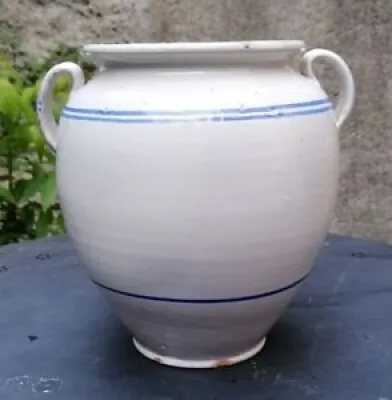 Antique Pot à Confit - bleus