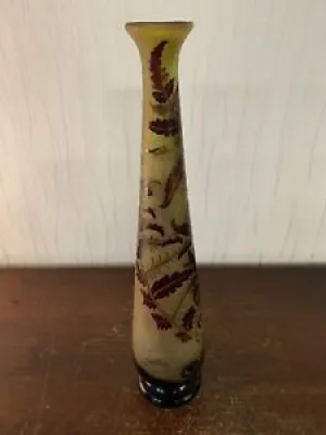 Gallé Vase piriforme