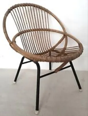 Une chaise sellette danoise - boho