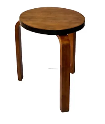 Vintage aalto birch stool - artek