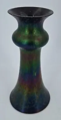 Vase en verre de Bohême - loetz kralik