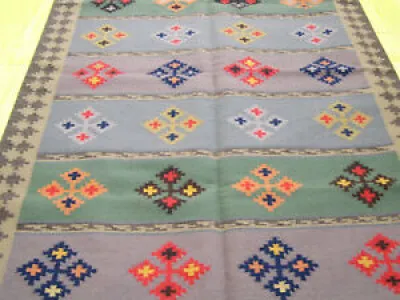 Tapis en laine turc Kilim - afghan