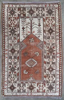 Tapis ancien rug oriental - turc melas