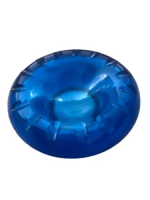 Cendrier en verre bleu - marc newson
