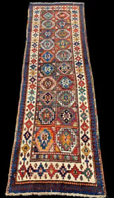 Antique long tapis caucasien - runner
