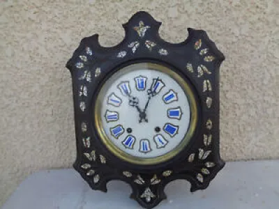 Pendule carillon horloge - oeil boeuf
