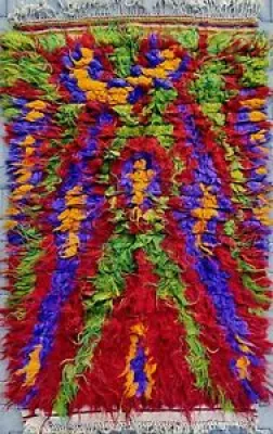 Tulu Rug, Shaggy rug, - colorful