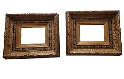 Old Photo frame, carved - wooden