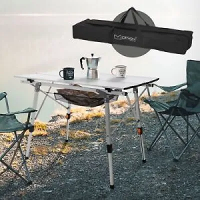 Table de camping pliante - transport