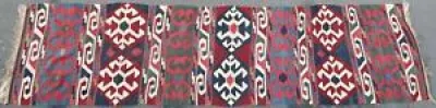 Tapis rug kilim ancien - caucasien kazak