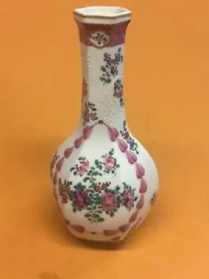 Ancien vase bouteille - hexagonal
