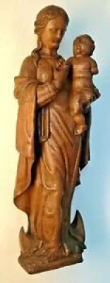 Vierge d'applique en - 58cm