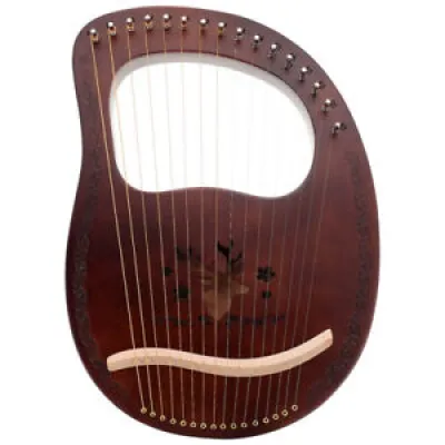 Miniature Harp Model - wooden