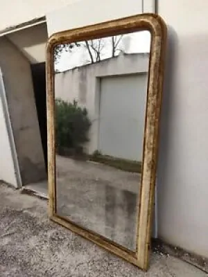 Ancien grand miroir arqué - 183