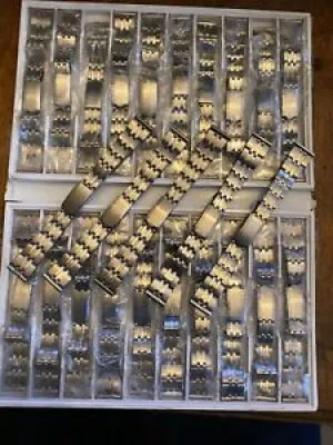 Lot of 25 bracelets: - steel