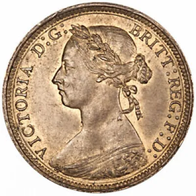 1890 demi-penny ~ victoria