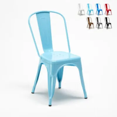 Lot de 20 chaises industrielles - one