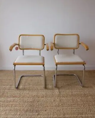 Paire de fauteuils cesca - b64