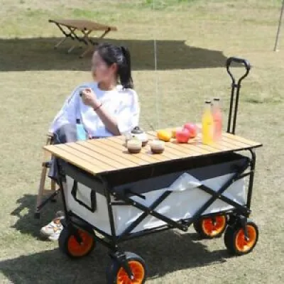 Table chariot de camping - durable