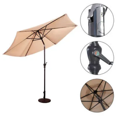 Parasol inclinable 2,45m