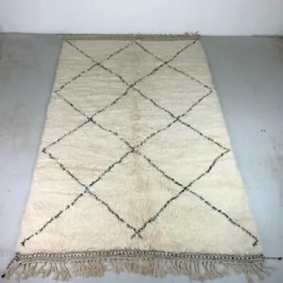 Grand tapis vintage laine - boucherouite