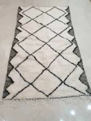Bni ouarain rug  -moroccan - knotted
