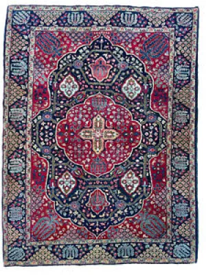 Rare antique tapis persan K?shan