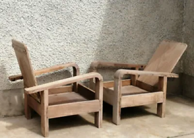 Paire fauteuil design - henry