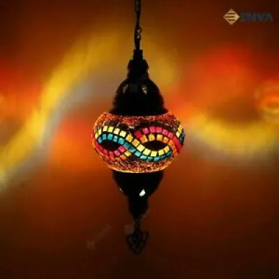 Lampe suspendue multicolore - turc