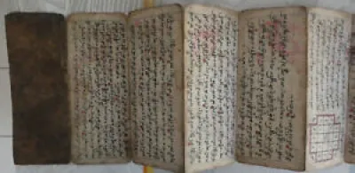 Ancien livre d’astrologie birmanie