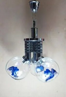 Lampe Bubble Bleue, 1960s - nos