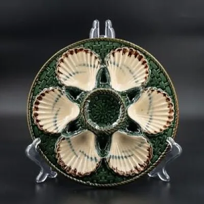 Antique French Majolica - oyster