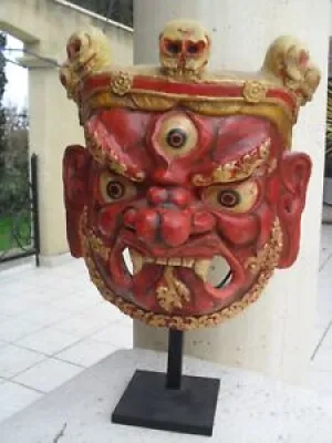  masque ancien tibetain  - tibet