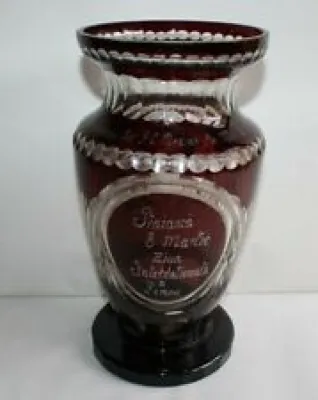 Grand vase en cristal - roumain