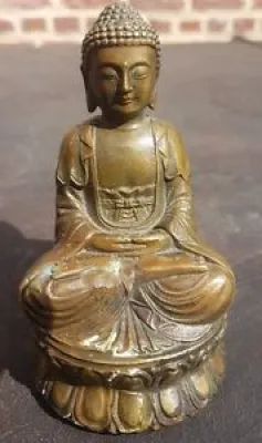 Chine : Bouddha en bronze