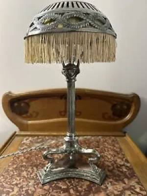 Ancienne Lampe Argenté - pattes lion