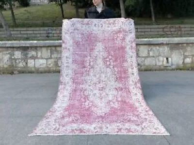 VINTAGE SOFT COLOR ANATOLIAN - oushak rug