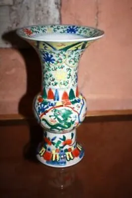 ANTIQUE Vase PORCELAINE - dragon