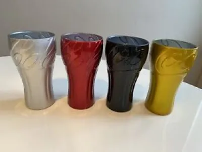 Verres Coca Cola métallisés - couleurs